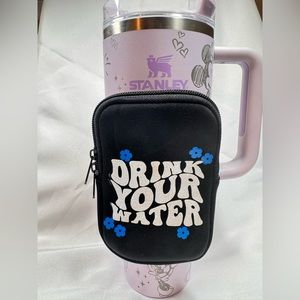 Custom Tumbler Pouch Personalized Water Bottle Bag accessory wallet